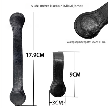 Valódi bőr mágneses törölközőklipsz