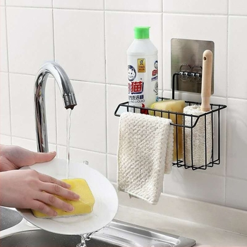 Kovácsoltvas leeresztőállvány mosogató melletti tárolóval – konyha