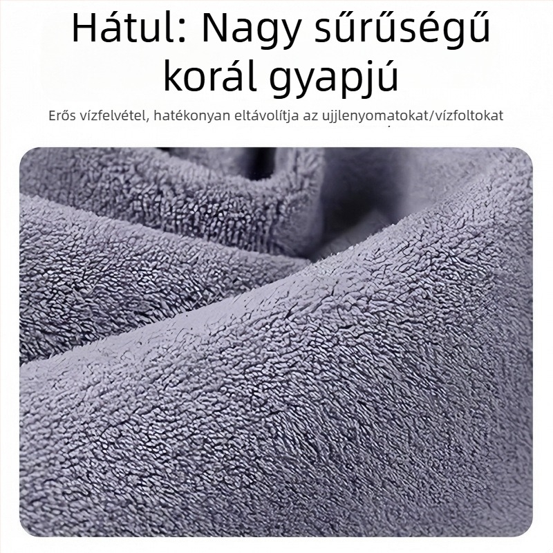 Autó szélvédő tisztító eszköz velúr korall plüss kendővel és párásodás elleni kefével