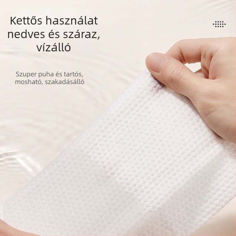 Akasztós egyszer használatos konyhai törlőkendő, nedves és száraz tisztításra, nedvesség- és olajfelszívó