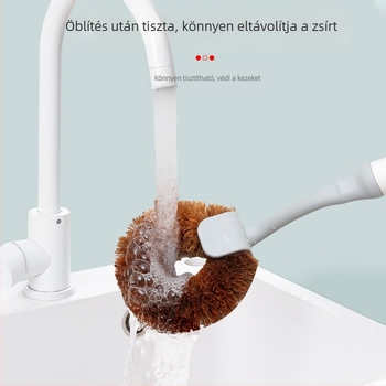 Good Wife Edényecset – Konyhai tisztítóecset hosszú nyéllel, zsíroldó és vízkő eltávolító