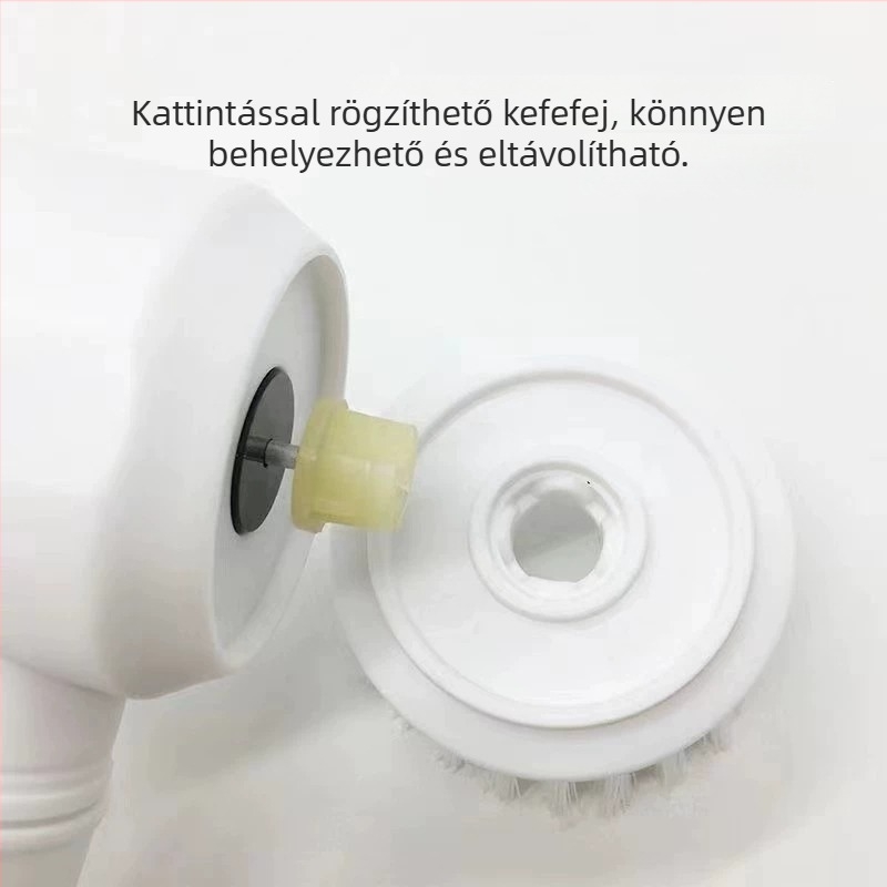 Konyhai használatra szánt öt darabos vezeték nélküli akkumulátoros tisztító kefék készlet – kézi használat, edények és lábasok tisztításához