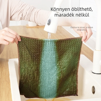 Mikroszálas tisztító kendő, nedvszívó, szöszmentes, megerősített, konyhához, padlóhoz, üveghez és asztalokhoz