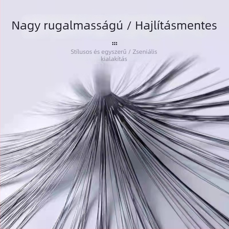 304 rozsdamentes acél edényecset acélhuzallos szállal, kíméletes a fazekakhoz és tálakhoz