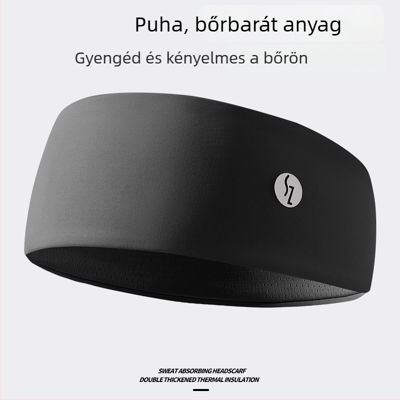 Női sportfejpánt, nedvszívó és izzadságfelszívó, futáshoz, edzéshez és jógaórákhoz; rugalmas, széles pánt