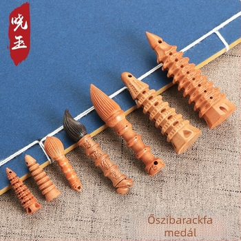 Wenchang toll, Wenchang torony és Wenfeng torony, őszibarackfa medál