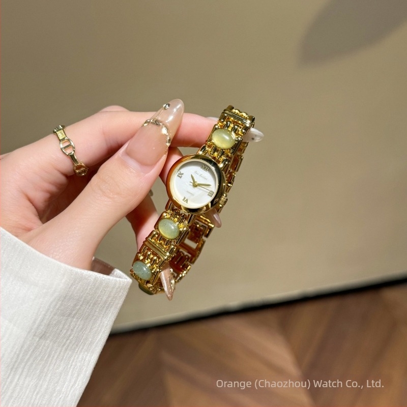 Bee Sister BS1889 Női Óra Mother-of-Pearl karkötővel, Quartz mechanizmus, 30 m vízállóság, 22 mmeszámlapátmérő