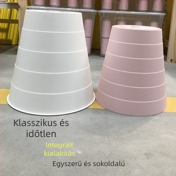 Finnis műanyag szemetes, fedél nélküli, otthoni használatra, irodába, nappaliba és fürdőszobába