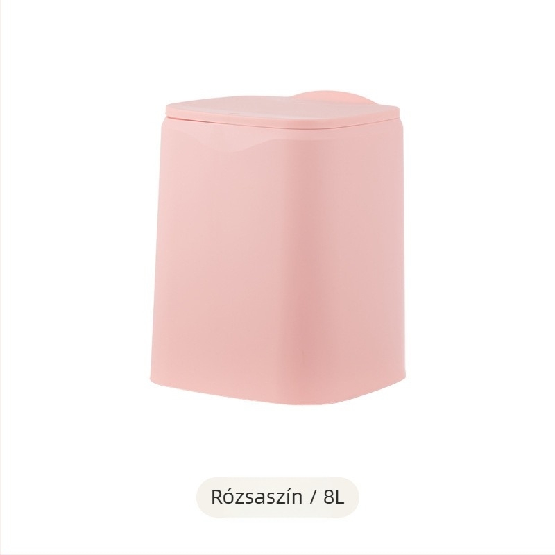 fedővel ellátott konyhai kuka, dupla rekesz, 12 liter, otthoni használatra, elegáns dizájn
