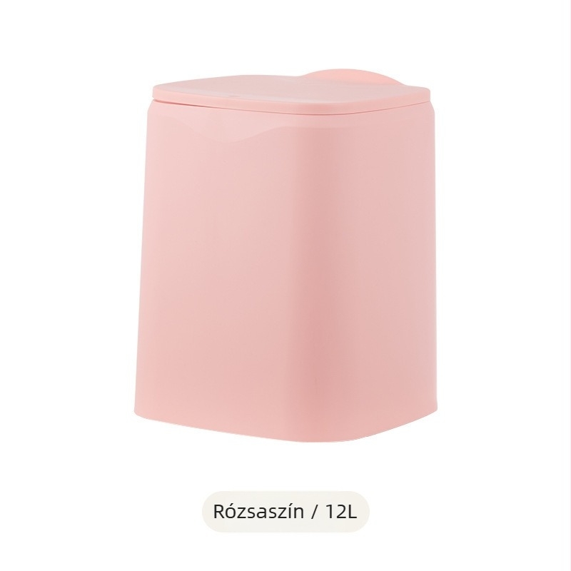 fedővel ellátott konyhai kuka, dupla rekesz, 12 liter, otthoni használatra, elegáns dizájn