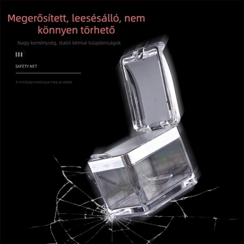 Akril konyhai fűszertartó doboz osztott rekeszekkel – műanyag fűszertartó dobozok, készlet