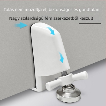 Padlóra szerelt ajtó stopper a biztonságért, lopás elleni ajtózár szállodák és otthoni használatra