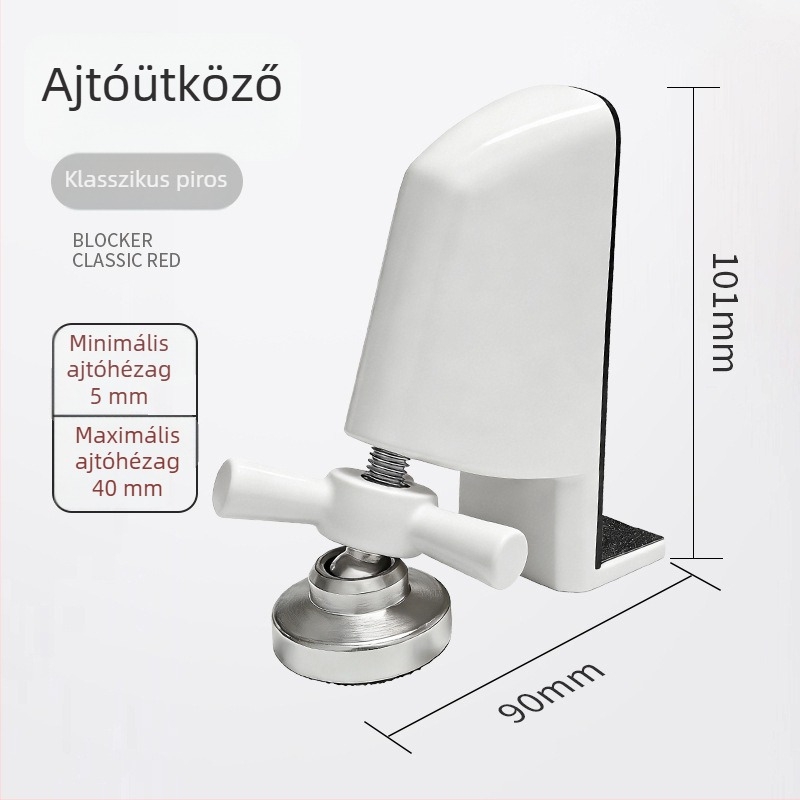 Padlóra szerelt ajtó stopper a biztonságért, lopás elleni ajtózár szállodák és otthoni használatra
