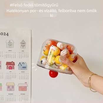 Nagy kapacitású tárolóedény figura kiállítási dobozok és rejtett dobozok számára, zárható