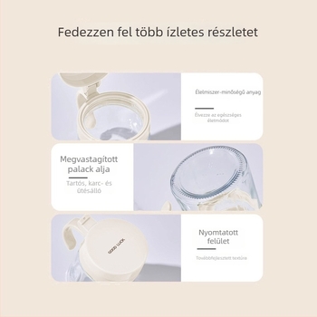 Üveg fűszertartó készlet adagoló üvegekkel és tároló dobozzal a konyhába