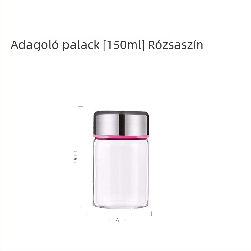 Élelmiszer-üveg, rozsdamentes acél fedél, gőzölhető és hőálló; ideális Bird's Nest, dzsem és hagyományos kínai gyógyászat tárolására