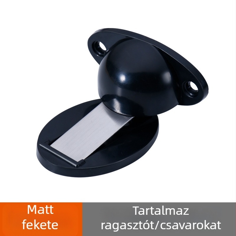 Műanyag ajtóvédő, padlóra tapadó, fúrás nélkül, láthatatlan, csendes ütközésvédő hálószobához