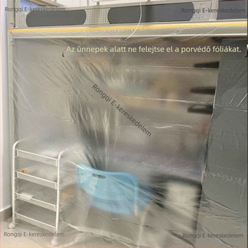 Egyszer használatos porvédő bútorokra, műanyag fóliával