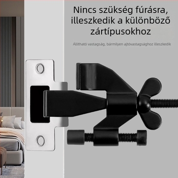 Pillangó alakú ajtó stopper – hordozható, fúrás nélkül, otthoni és szállodai használatra, biztonságos