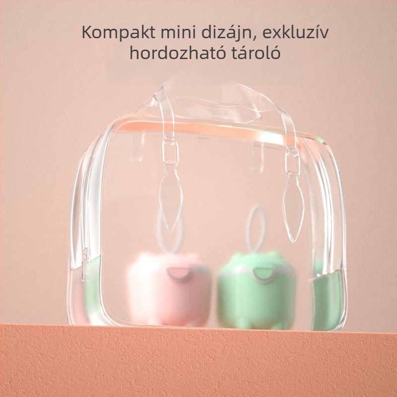 Nagy kapacitású bébi tejpor tároló doboz, nedvességálló zárófedéllel, hordozható nassolnivalókhoz és bébiételekhez.