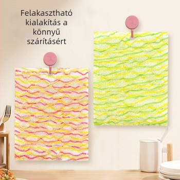 Moonlight mikroszálas konyhai törölköző csíkos mintával