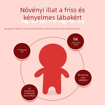 Vörös kisember szagtalanító tapaszok a lábak és cipők szaga ellen