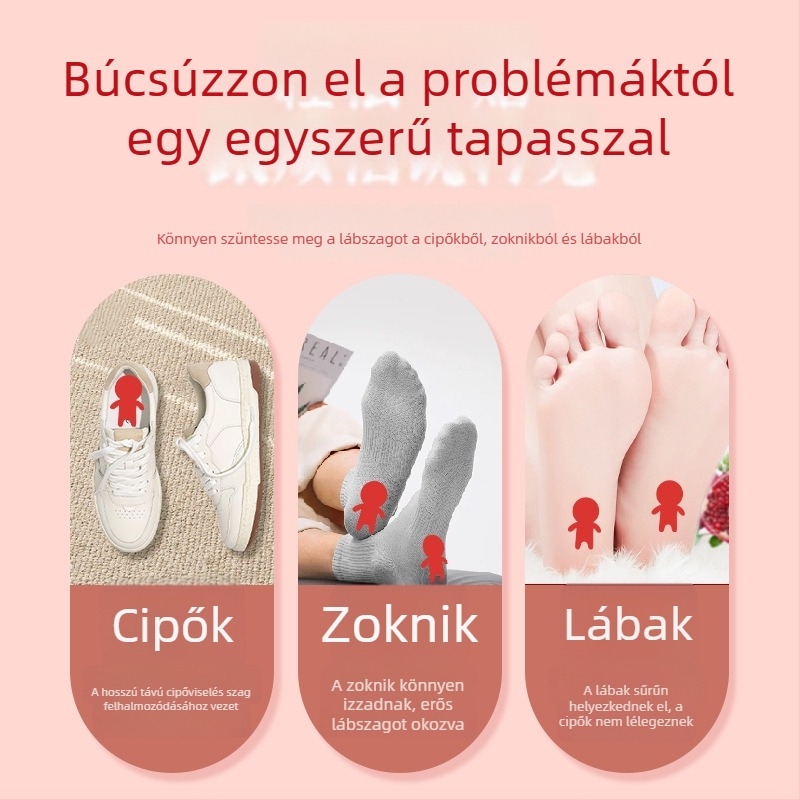 Vörös kisember szagtalanító tapaszok a lábak és cipők szaga ellen