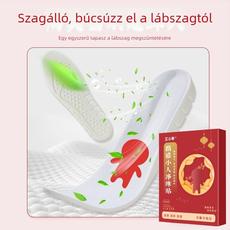Vörös kisember szagtalanító tapaszok a lábak és cipők szaga ellen