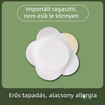Spunlace anyagú köldök patch szilva virág mintával – nem szövött, orvosi lélegző ragasztó tapasz
