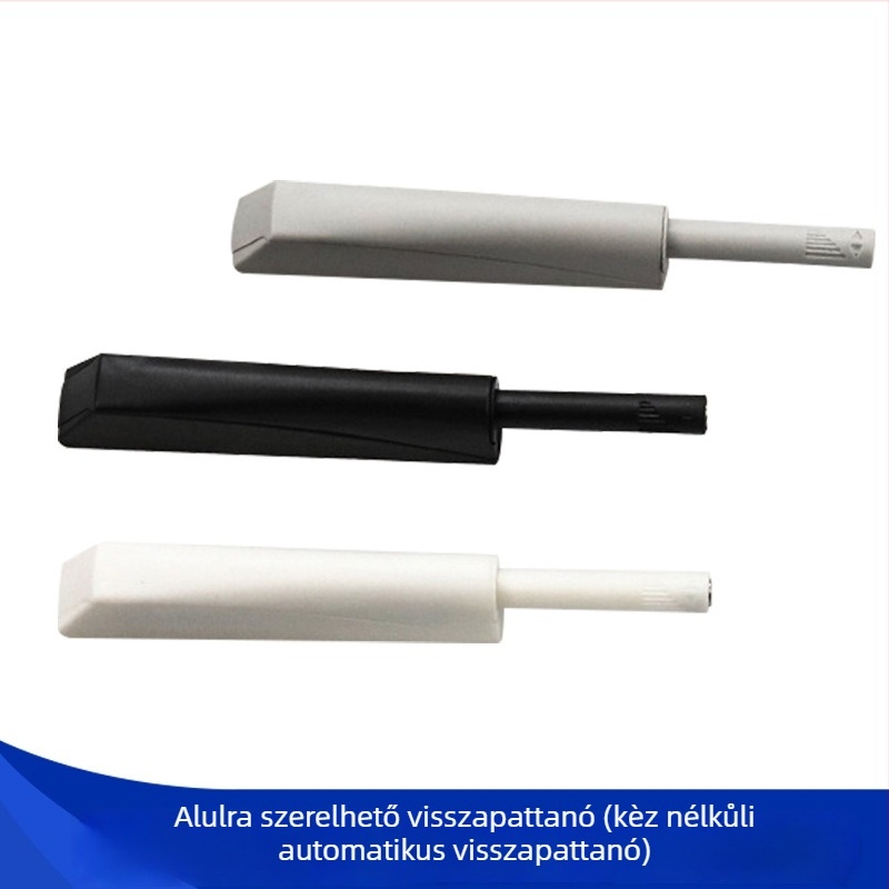 Alsó szerelésű mágneses szekrényajtó push-to-open mechanizmus