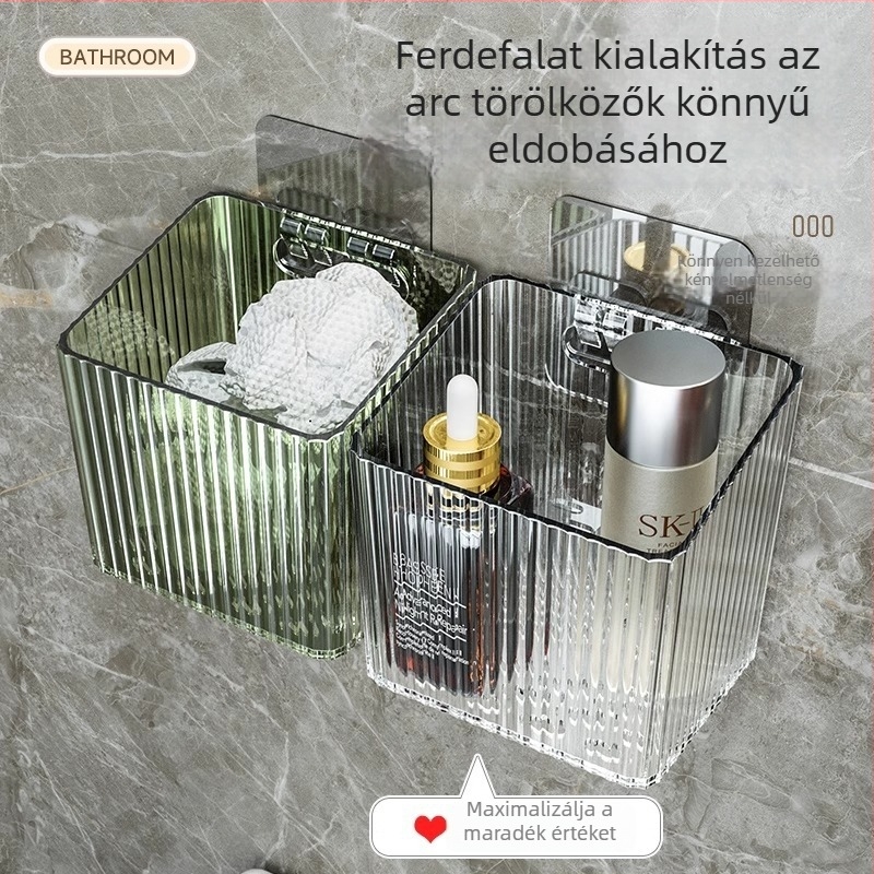Fali műanyag tárolókosár konyhai hagyma, fokhagyma és gyömbér számára