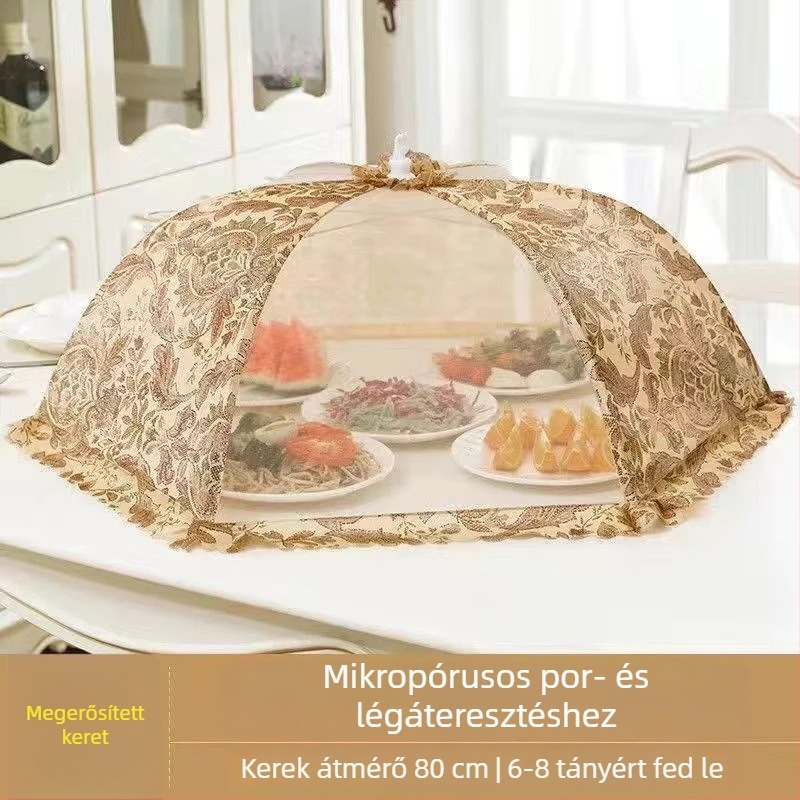 Langcheng Összecsukható ételtakaró asztalhoz, védelem a legyek és a szúnyogok ellen