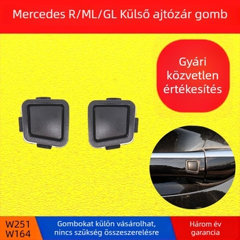 Mercedes‑Benz külső ajtónyitó fogantyú gomb R‑Class W251 és M‑Class W számára; ajtózár gomb E‑Class W211 és S‑Class W220 számára