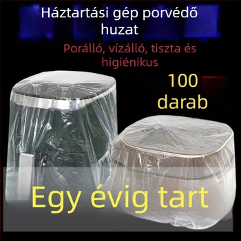 Extra nagy átlátszó porvédő huzat háztartási készülékekhez, univerzális teljes fedettség, multifunkcionális