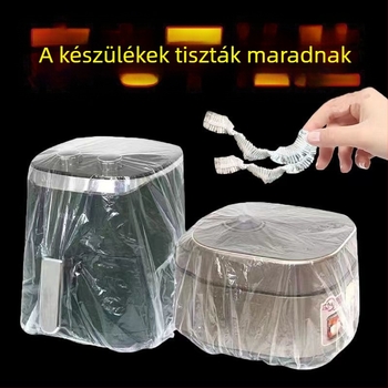 Extra nagy átlátszó porvédő huzat háztartási készülékekhez, univerzális teljes fedettség, multifunkcionális