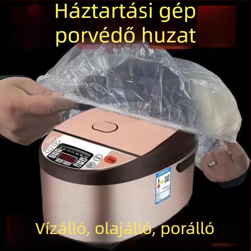 Extra nagy átlátszó porvédő huzat háztartási készülékekhez, univerzális teljes fedettség, multifunkcionális