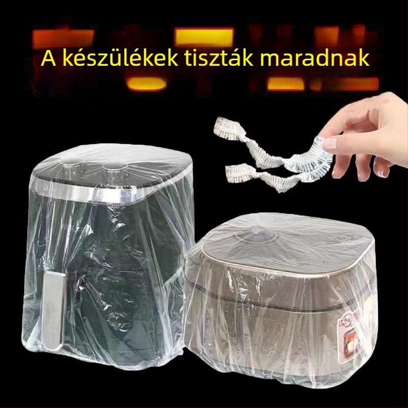 Extra nagy átlátszó porvédő huzat háztartási készülékekhez, univerzális teljes fedettség, multifunkcionális