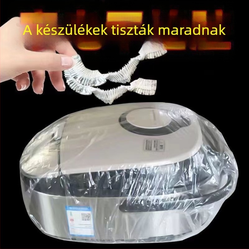 Extra nagy átlátszó porvédő huzat háztartási készülékekhez, univerzális teljes fedettség, multifunkcionális
