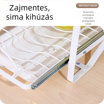 The smoother Konyhai kihúzható tál- és edénytartó a szekrényben