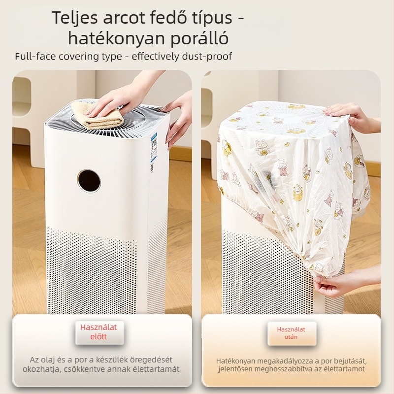 Textil porvédő huzat háztartási készülékekhez — többfunkciós védőhuzat ventilátorhoz, rizsfőzőhöz, mikrosütőhöz és légkondicionálóhoz