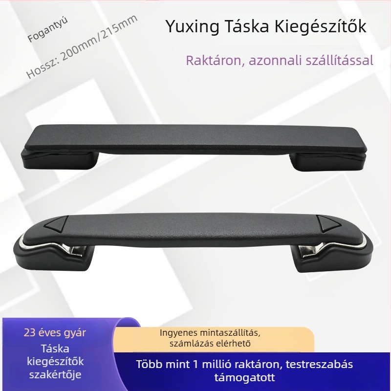 Fekete műanyag bőrönd fogantyú