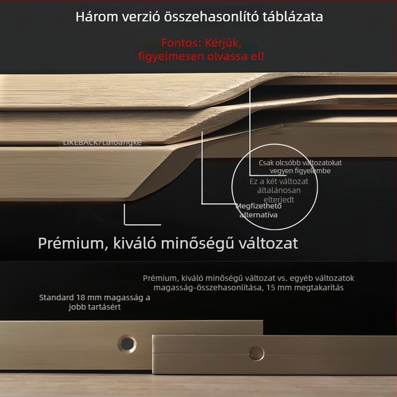 Szekrényhez tervezett hosszított fekete rejtett fogantyú élzáróval, furatmentes, beépített