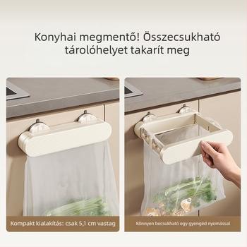 Medi falra szerelhető vákuumos szemeteszsák tartó – konyha és fürdőszoba