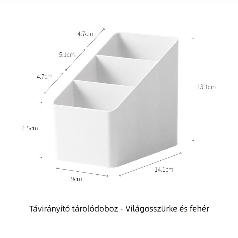 Akril átlátszó asztali tároló doboz, nagy kapacitású, iroda és diákszállás számára, nassolnivalók, írószerek és könyvek rendezésére.