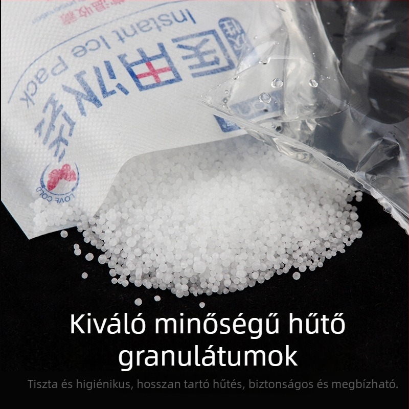 Egyszer használatos orvosi jégcsomag hidegterápiához és lázcsillapításhoz, hordozható, összetörhető azonnali használatra