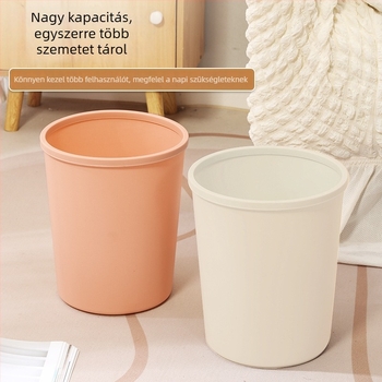10 literes műanyag szemetes, fedél nélkül, otthoni használatra – konyha, nappali, hálószoba, fürdőszoba
