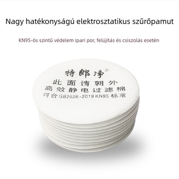 Beépített szemüveges gázmaszk permetezéshez, festéshez és vegyi anyagokkal kapcsolatos munkákhoz, formaldehiddel és polírozással