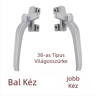 38-es típusú alumínium ablakkezelő nyíló ablakhoz, 7-es alakú zármechanizmussal