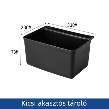 Téglalap alakú műanyag ételmaradék-tartó éttermi kocsikhoz és hulladéktárolókhoz