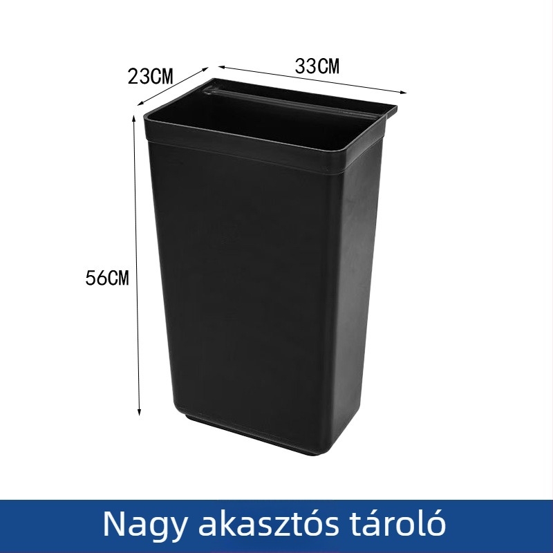 Téglalap alakú műanyag ételmaradék-tartó éttermi kocsikhoz és hulladéktárolókhoz